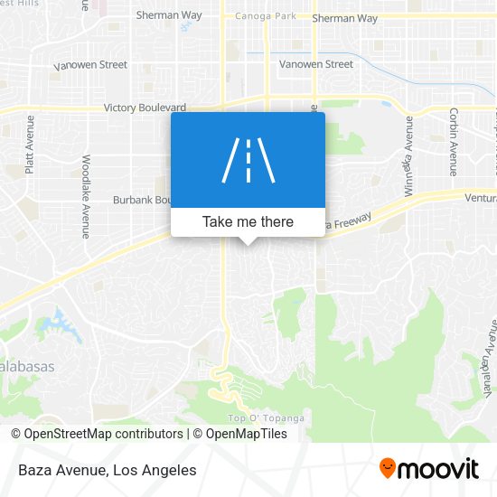 Mapa de Baza Avenue