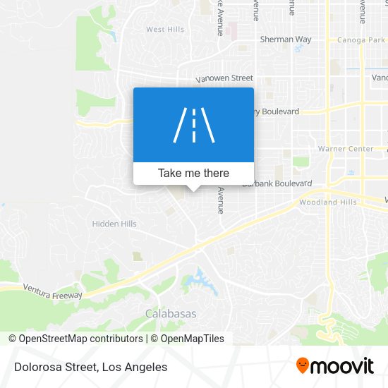 Dolorosa Street map