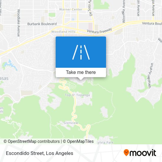 Mapa de Escondido Street