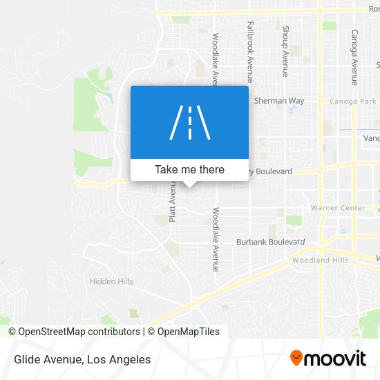Mapa de Glide Avenue