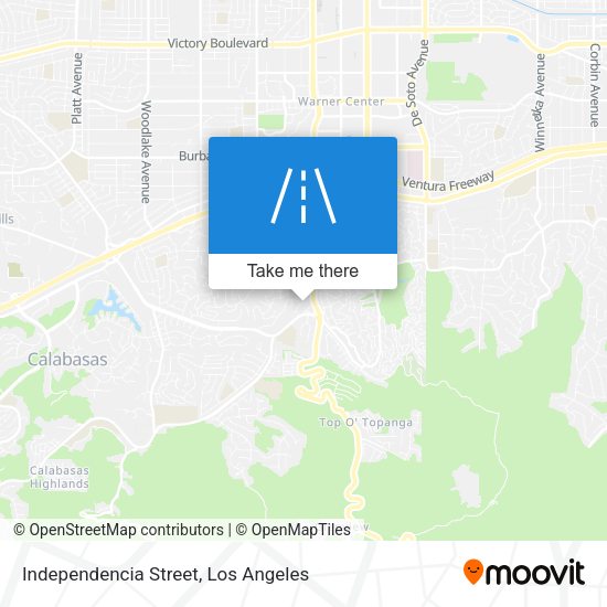 Independencia Street map