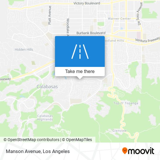 Manson Avenue map