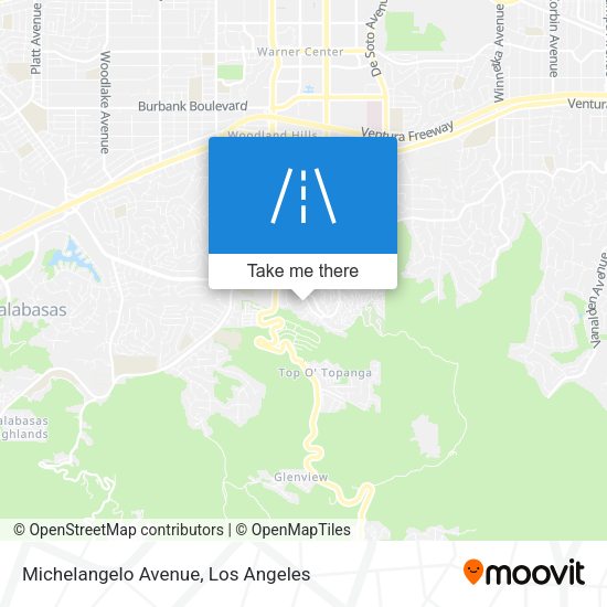 Michelangelo Avenue map