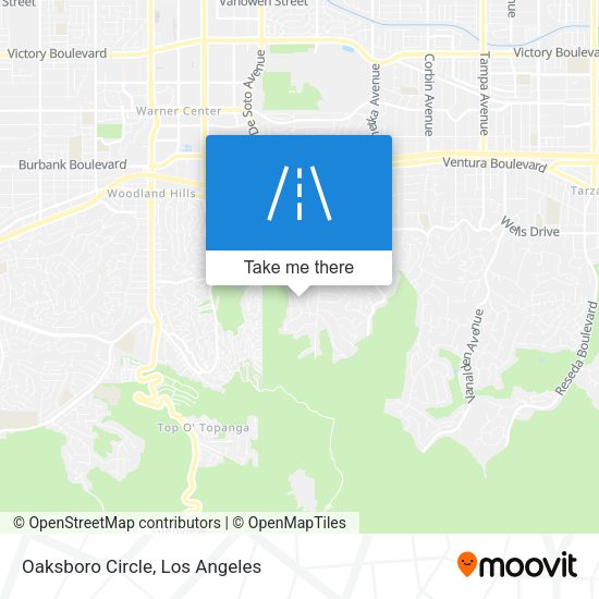 Oaksboro Circle map
