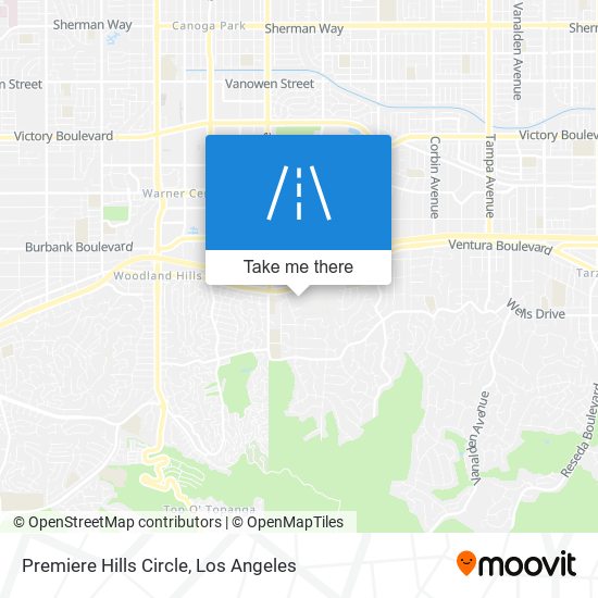 Premiere Hills Circle map