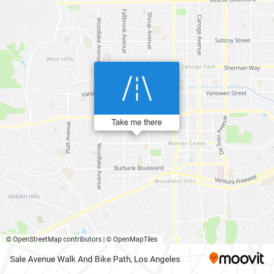 Sale Avenue Walk And Bike Path map