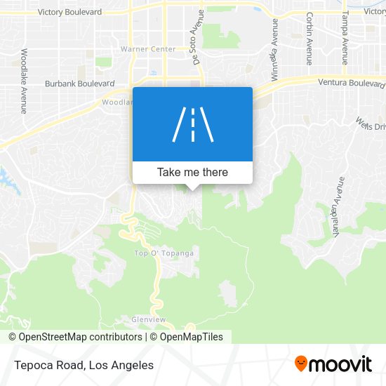 Mapa de Tepoca Road