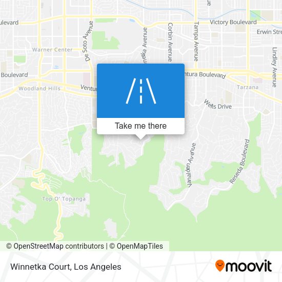 Mapa de Winnetka Court
