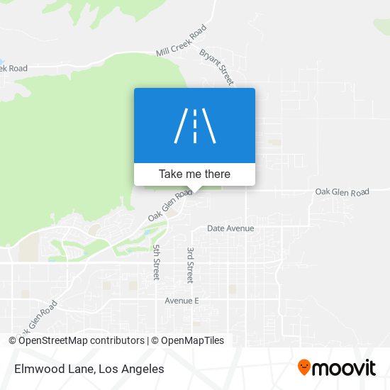 Elmwood Lane map