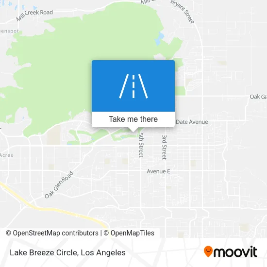 Lake Breeze Circle map