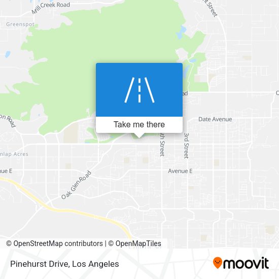 Pinehurst Drive map