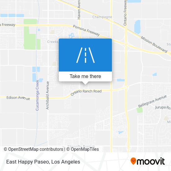 East Happy Paseo map
