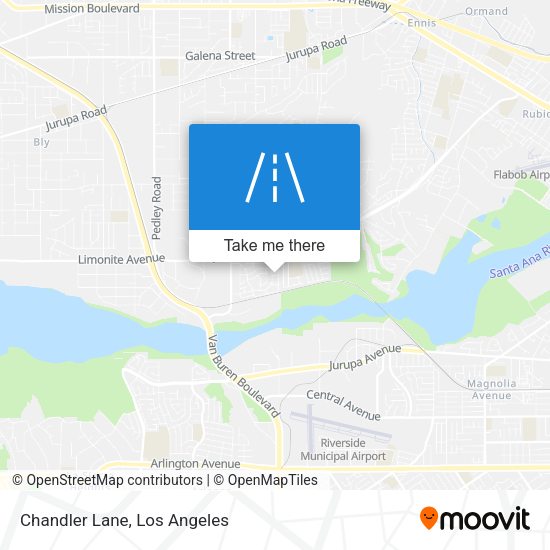 Mapa de Chandler Lane
