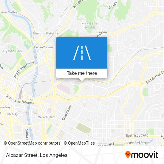 Mapa de Alcazar Street