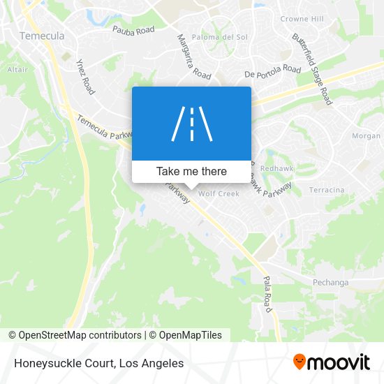 Mapa de Honeysuckle Court