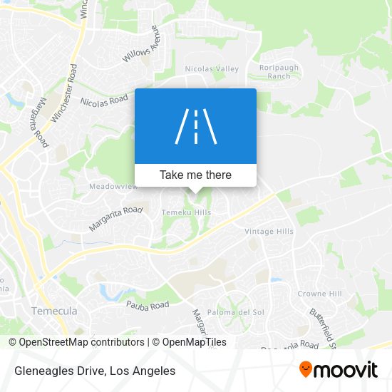 Mapa de Gleneagles Drive
