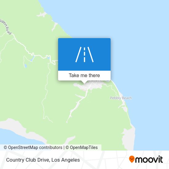 Country Club Drive map