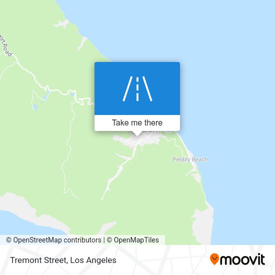 Tremont Street map