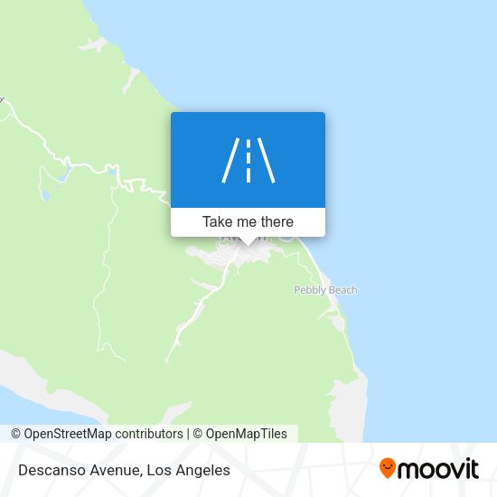 Descanso Avenue map
