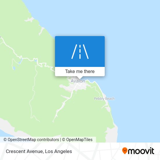Mapa de Crescent Avenue