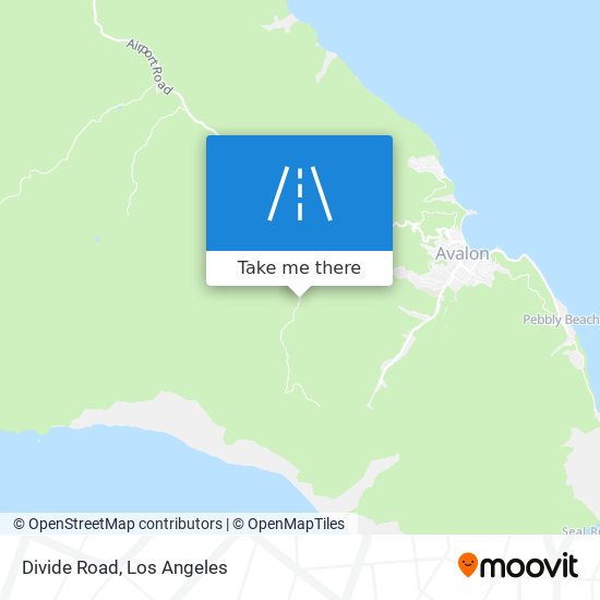 Mapa de Divide Road