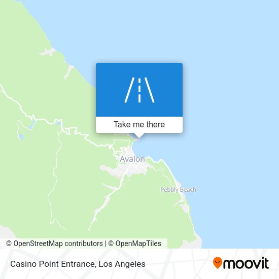 Casino Point Entrance map