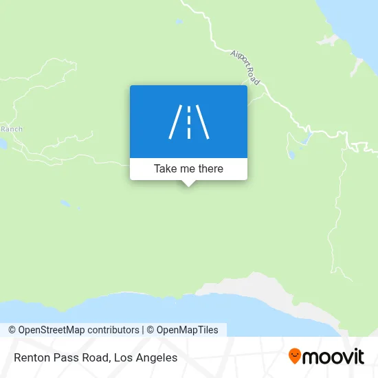 Renton Pass Road map