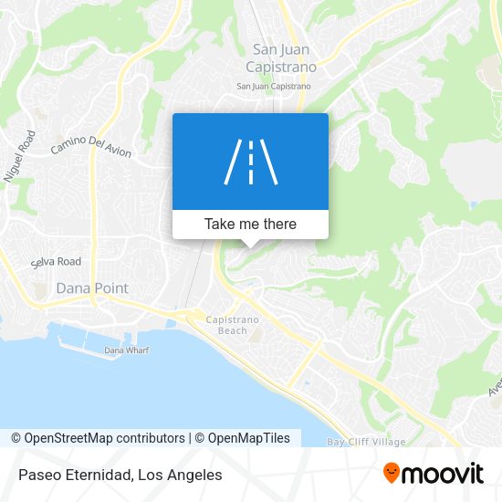 Mapa de Paseo Eternidad