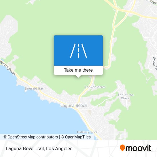 Laguna Bowl Trail map