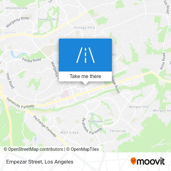 Mapa de Empezar Street
