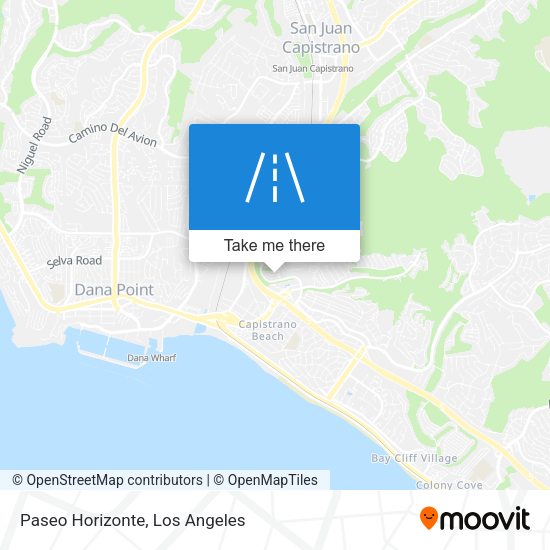 Paseo Horizonte map
