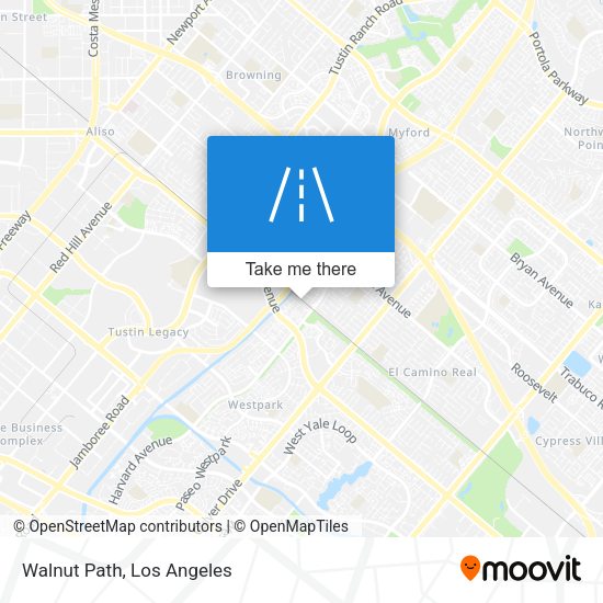 Mapa de Walnut Path