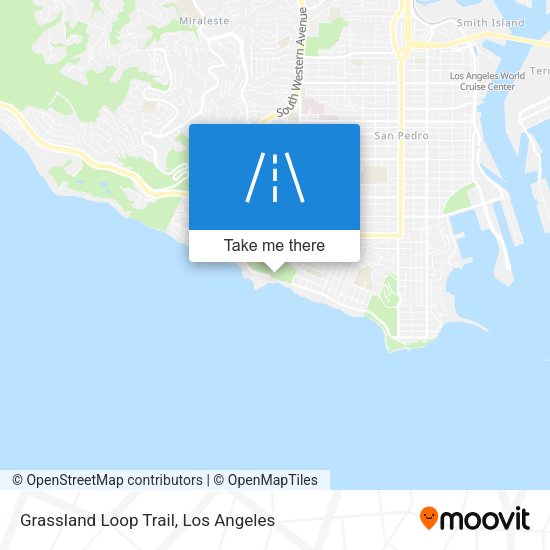 Mapa de Grassland Loop Trail