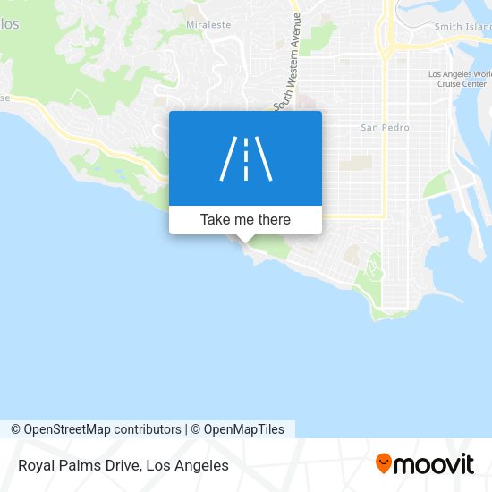 Mapa de Royal Palms Drive