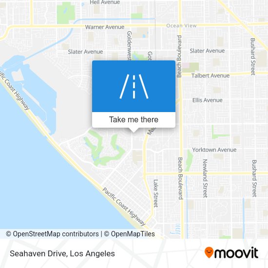 Seahaven Drive map