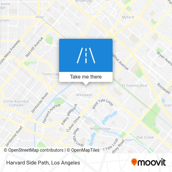 Mapa de Harvard Side Path
