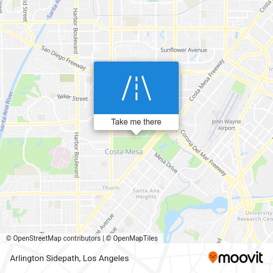 Arlington Sidepath map