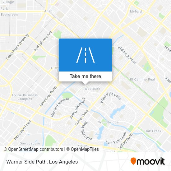 Mapa de Warner Side Path