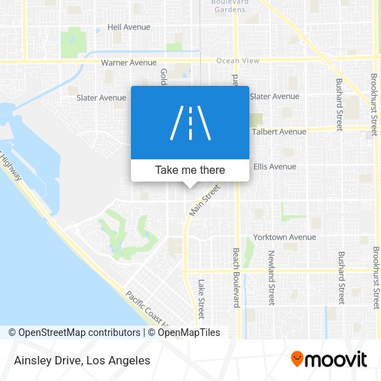 Mapa de Ainsley Drive