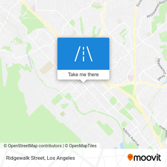 Ridgewalk Street map