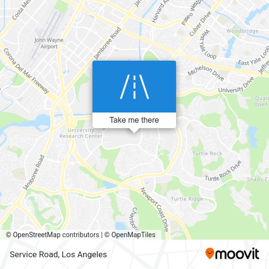 Mapa de Service Road