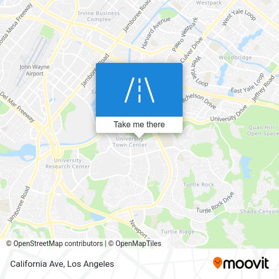 Mapa de California Ave