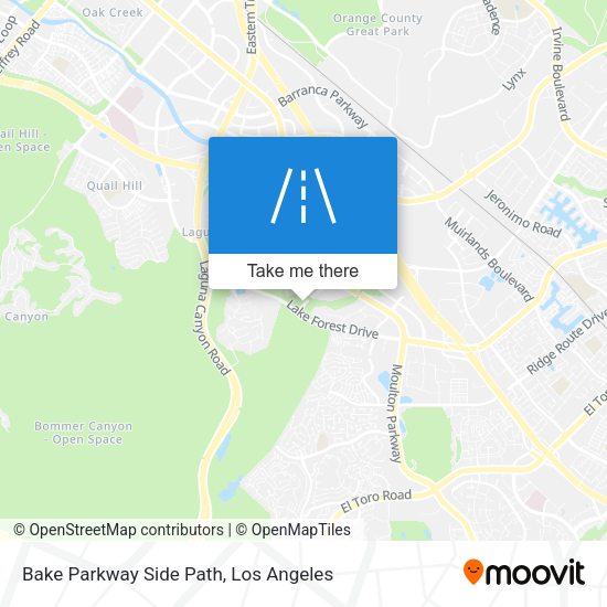 Mapa de Bake Parkway Side Path