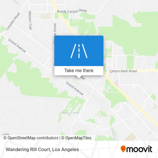 Mapa de Wandering Rill Court