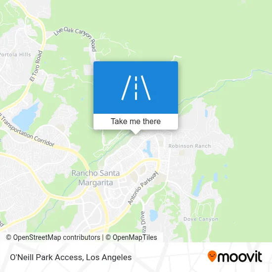 O'Neill Park Access map