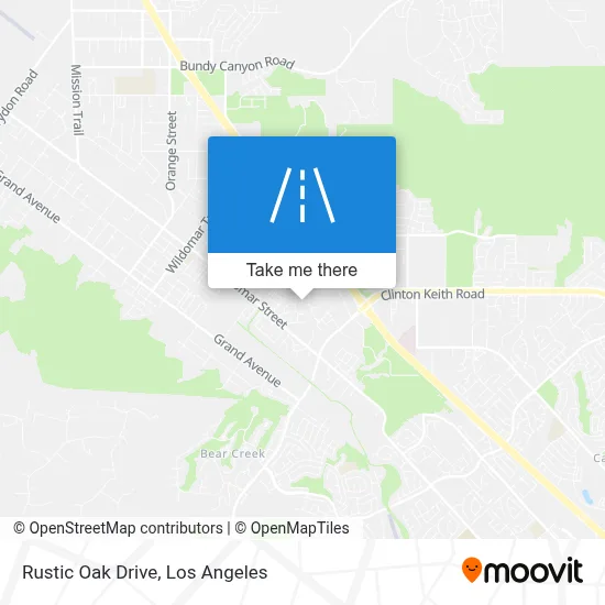 Rustic Oak Drive map