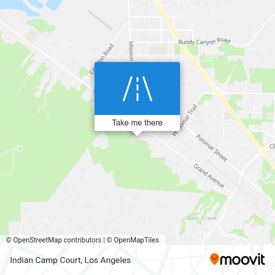 Indian Camp Court map