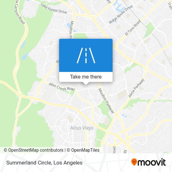Summerland Circle map