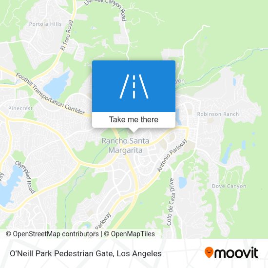 O'Neill Park Pedestrian Gate map