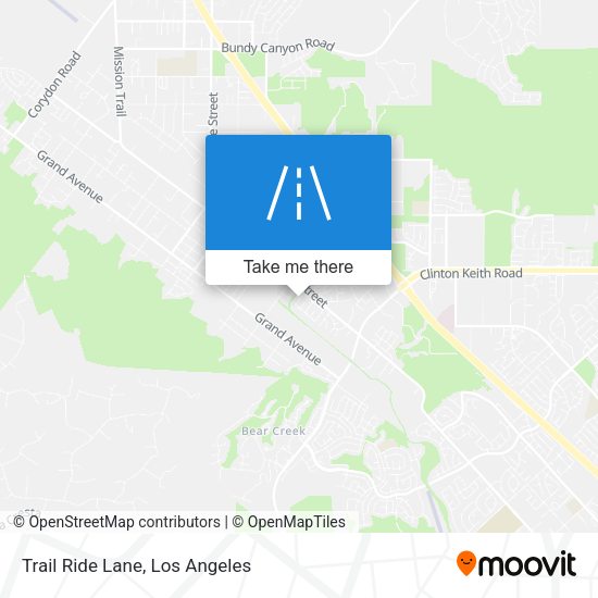 Trail Ride Lane map